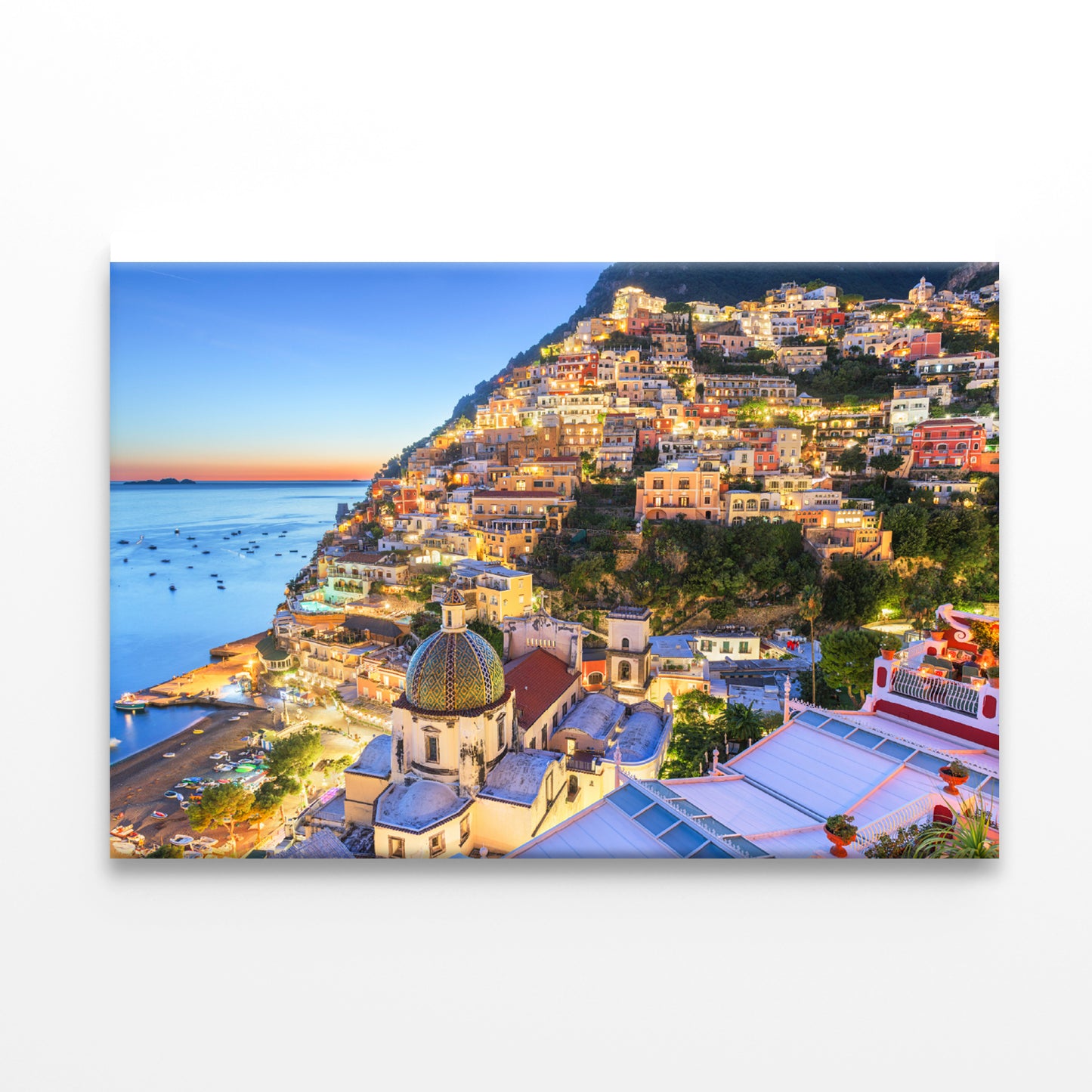 Light Up Amalfi Coast with Sky Print 100% Australian Made - Bella Home Decor