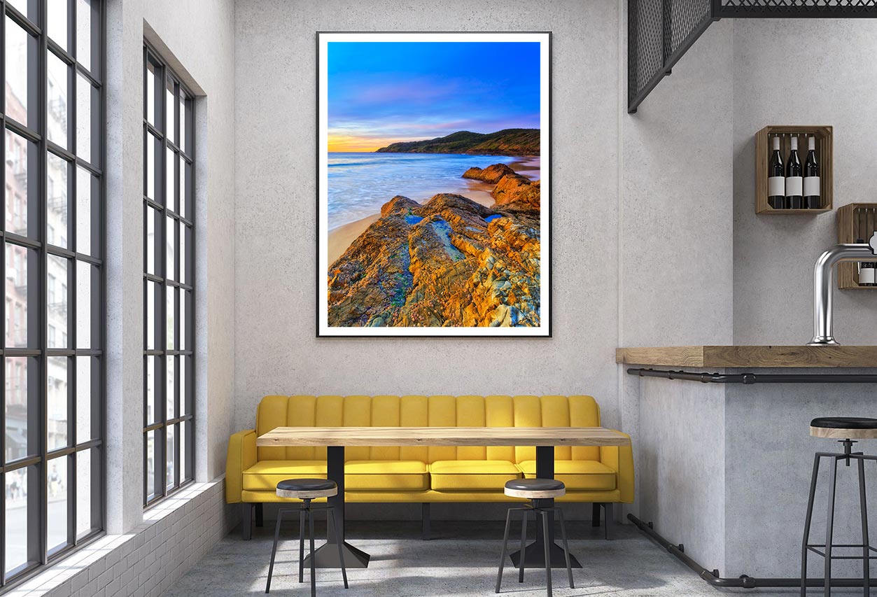 Seascape Sunrise At Burgess Beach Home Decor Premium Quality Poster Print Choose Your Sizes