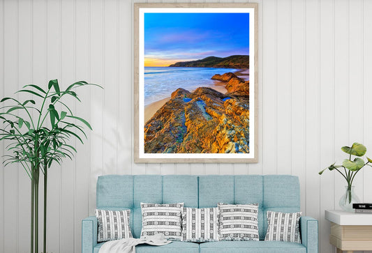 Seascape Sunrise At Burgess Beach Home Decor Premium Quality Poster Print Choose Your Sizes