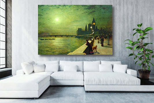 Reflections On The Thames UV Direct Aluminum Print Australian Made Quality