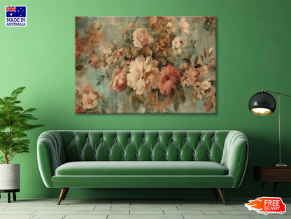 Vintage Floral Wallpaper Print 100% Australian Made - Bella Home Decor