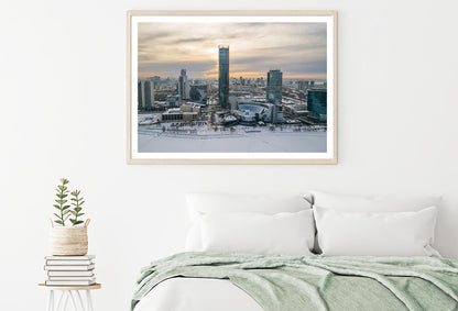 Yekaterinburg Cityscape In Winter Home Decor Premium Quality Poster Print Choose Your Sizes