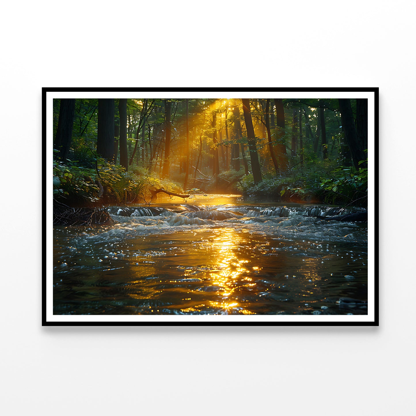 River in the Forest Home Decor Premium Quality Poster Print Choose Your Sizes