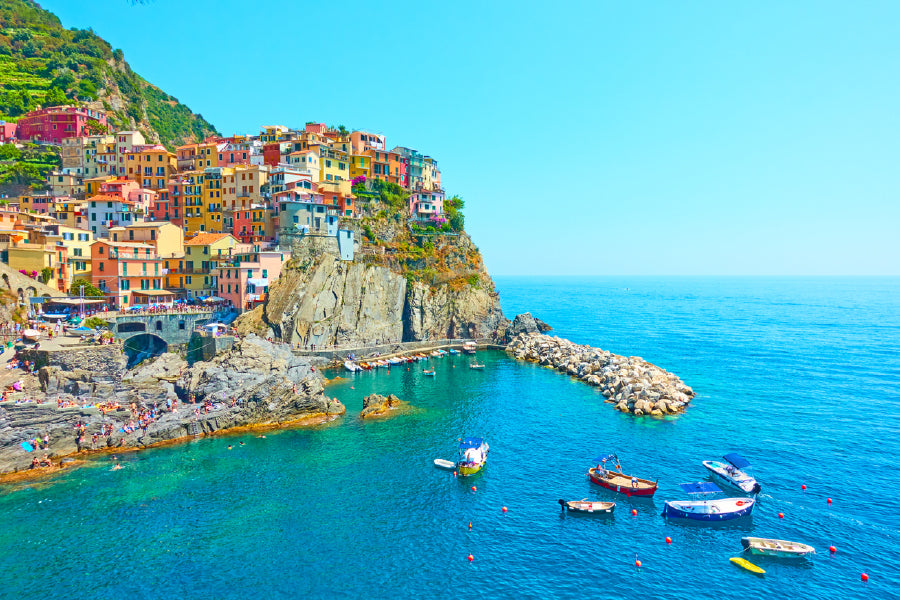 Cinque Terre La Spezia Italy Print 100% Australian Made