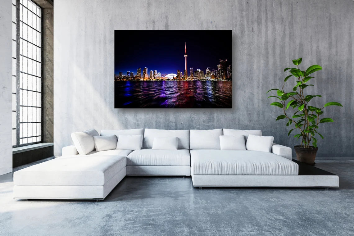 Toronto Skyline UV Direct Aluminum Print Australian Made Quality