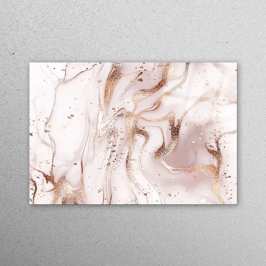 White Marble Wall Art Acrylic Glass Print Tempered Glass Wall Art 100% Made in Australia Ready to Hang