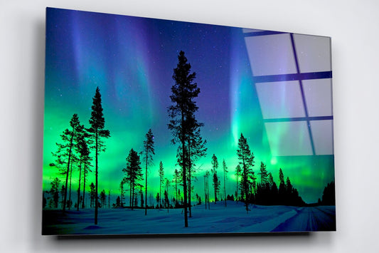 Aurora Borealis Acrylic Glass Print Tempered Glass Wall Art 100% Made in Australia Ready to Hang