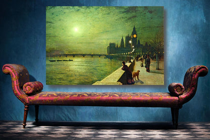 Reflections On The Thames UV Direct Aluminum Print Australian Made Quality