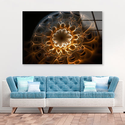 Close-Up of a Sea Creature Acrylic Glass Print Tempered Glass Wall Art 100% Made in Australia Ready to Hang - Bella Home Decor
