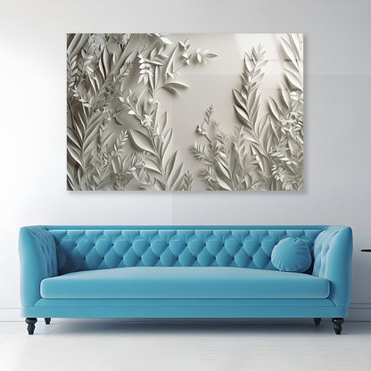 Close-Up of a Plants Acrylic Glass Print Tempered Glass Wall Art 100% Made in Australia Ready to Hang - Bella Home Decor
