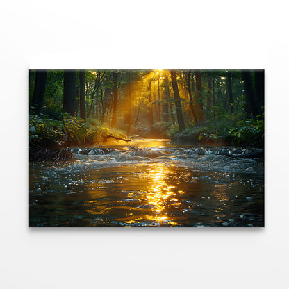 River in the Forest Print 100% Australian Made - Bella Home Decor