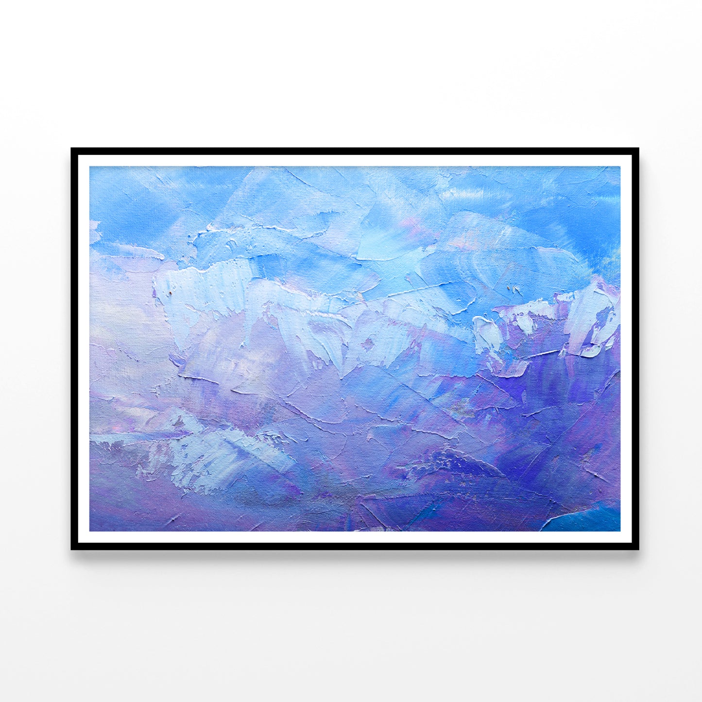 Blue and Purple Textured Wall Art Home Decor Premium Quality Poster Print Choose Your Sizes