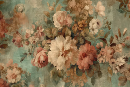 Vintage Floral Wallpaper Print 100% Australian Made - Bella Home Decor