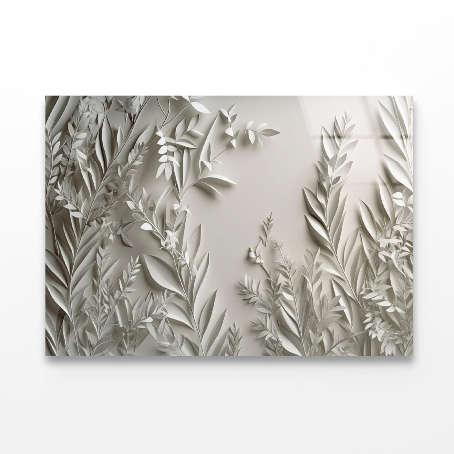 Close-Up of a Plants Acrylic Glass Print Tempered Glass Wall Art 100% Made in Australia Ready to Hang - Bella Home Decor