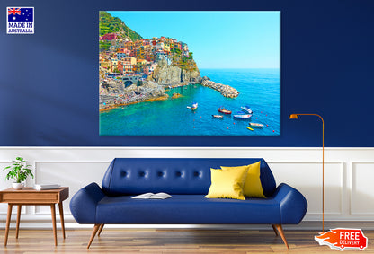 Cinque Terre La Spezia Italy Print 100% Australian Made