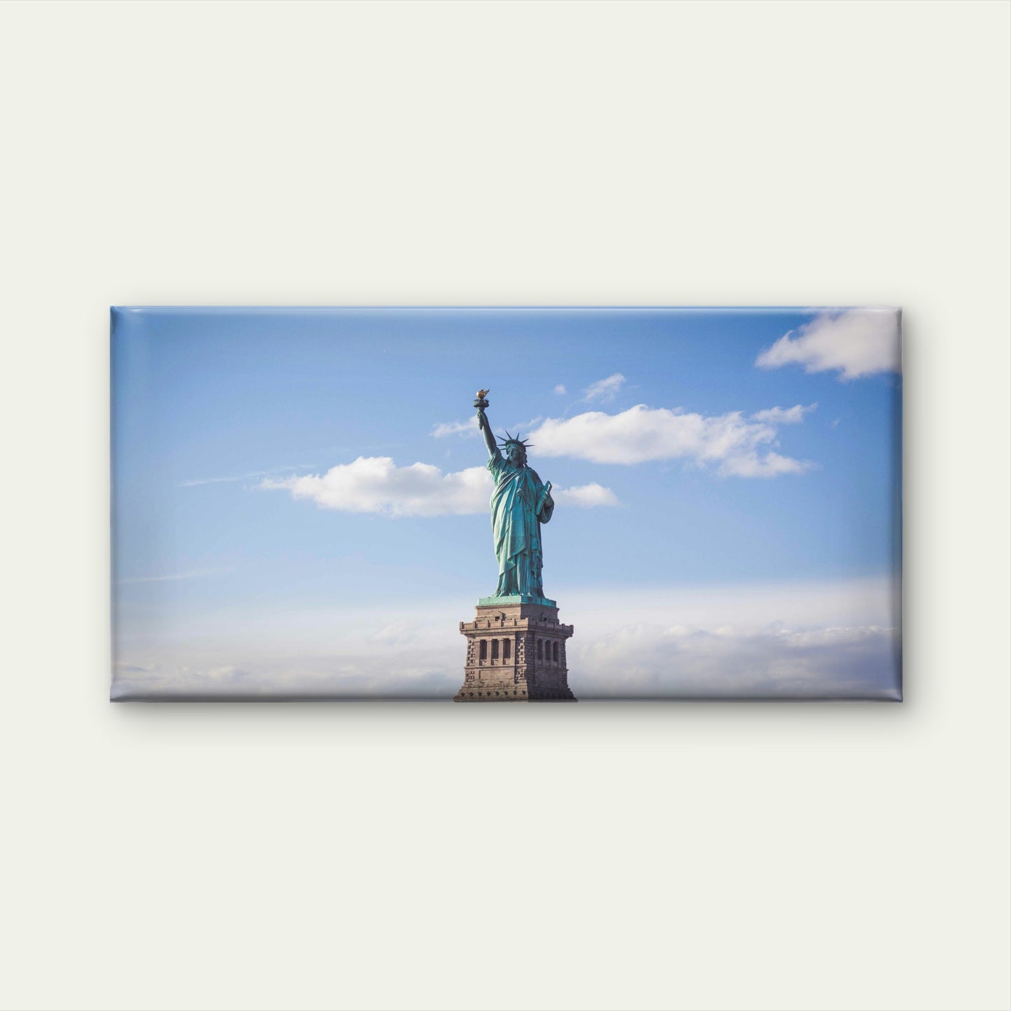Statue Of Liberty New York City Wall Art Canvas Office Home Room Framed 120x60cm