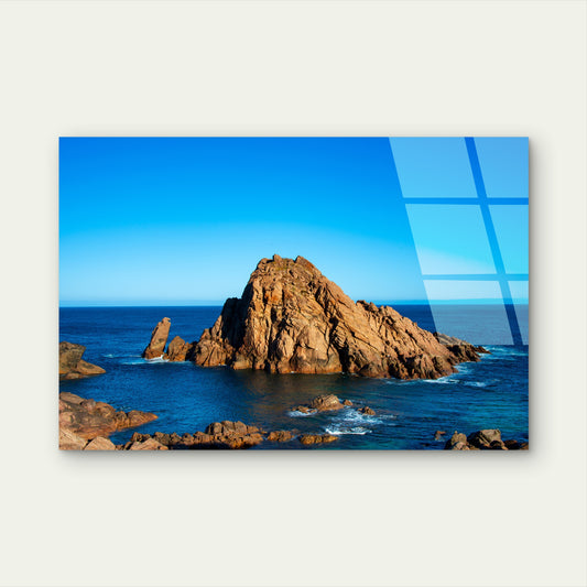 Sugarloaf Rock Margaret River Coastal Acrylic Glass Printing Wall Art Australian Made Quality