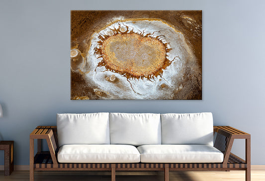 Kati Thanda - Lake Eyre, Aerial View, South Australia Print 100% Australian Made