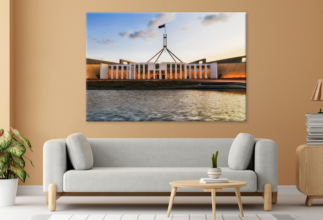 Canberra ACT Australia Parliament House Facade Wall Art Decor 100% Australian Made