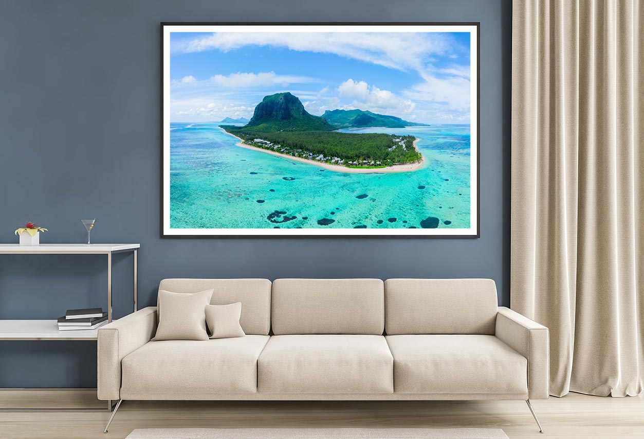 Le Morne Brabant Mountain Island Home Decor Premium Quality Poster Print Choose Your Sizes