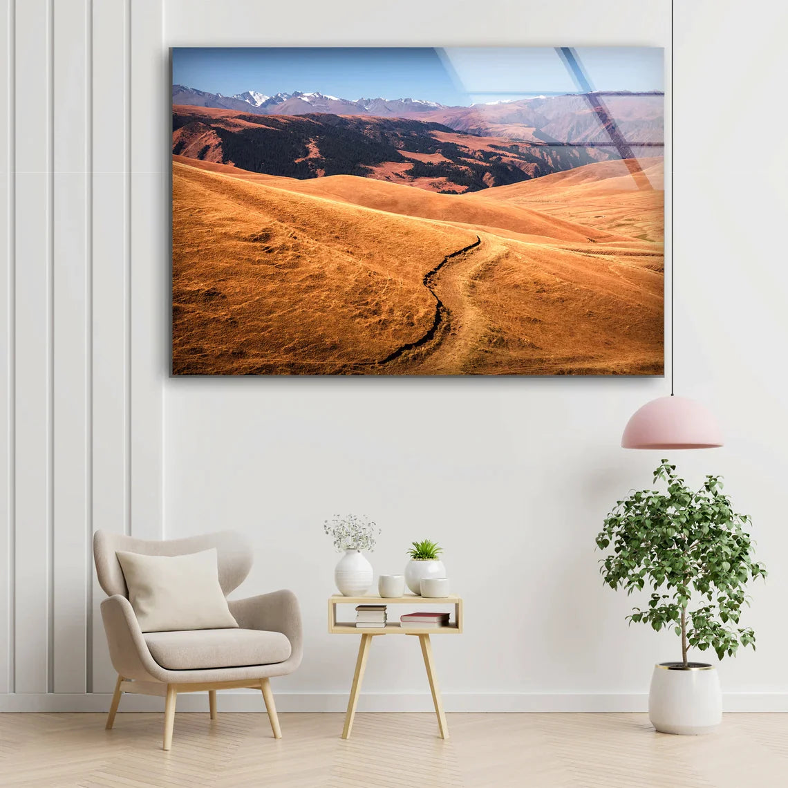 Mountain Road Scenery UV Direct Aluminum Print Australian Made Quality