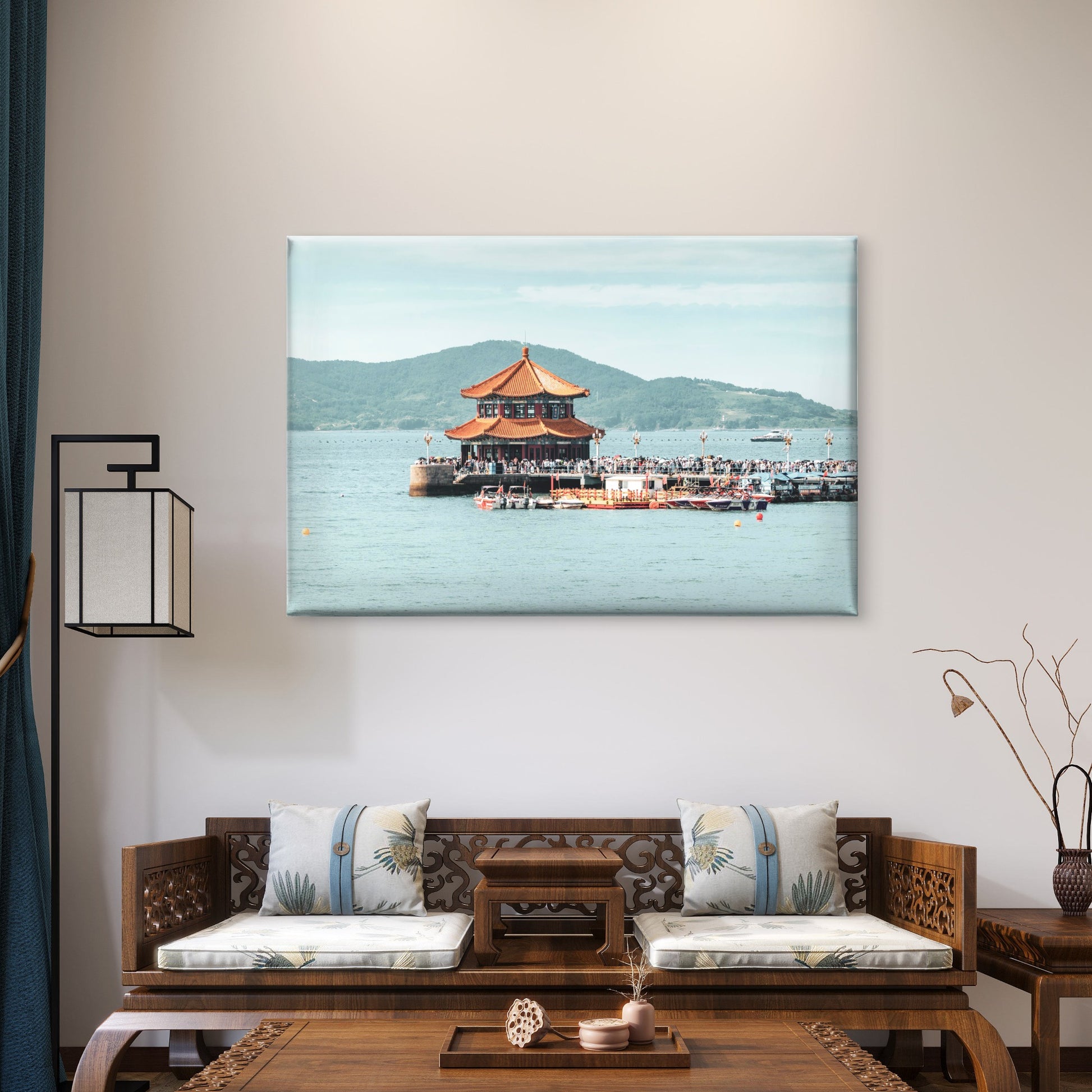 Zhanqiao Pier Qingdao China Wall Art Decor 100% Australian Made - Bella Home Decor