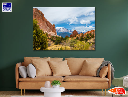 Pikes Peak Garden of The Gods USA Print 100% Australian Made - Bella Home Decor