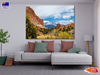 Pikes Peak Garden of The Gods USA Print 100% Australian Made - Bella Home Decor