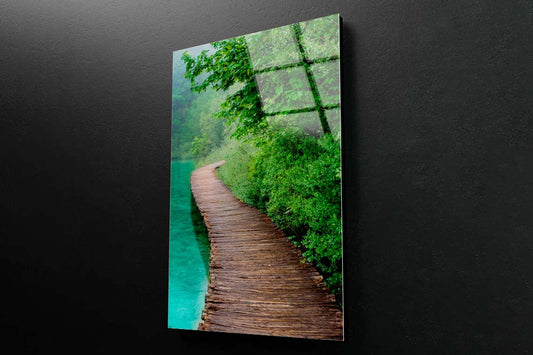 Wooden Bridge Acrylic Glass Print Tempered Glass Wall Art 100% Made in Australia Ready to Hang