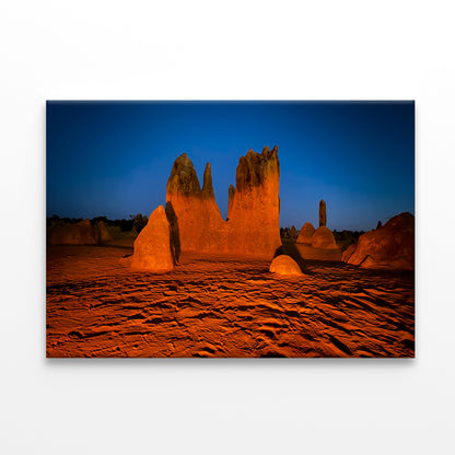 The Pinnacles Desert Western Australia Night Sky Wall Art Decor 100% Australian Made