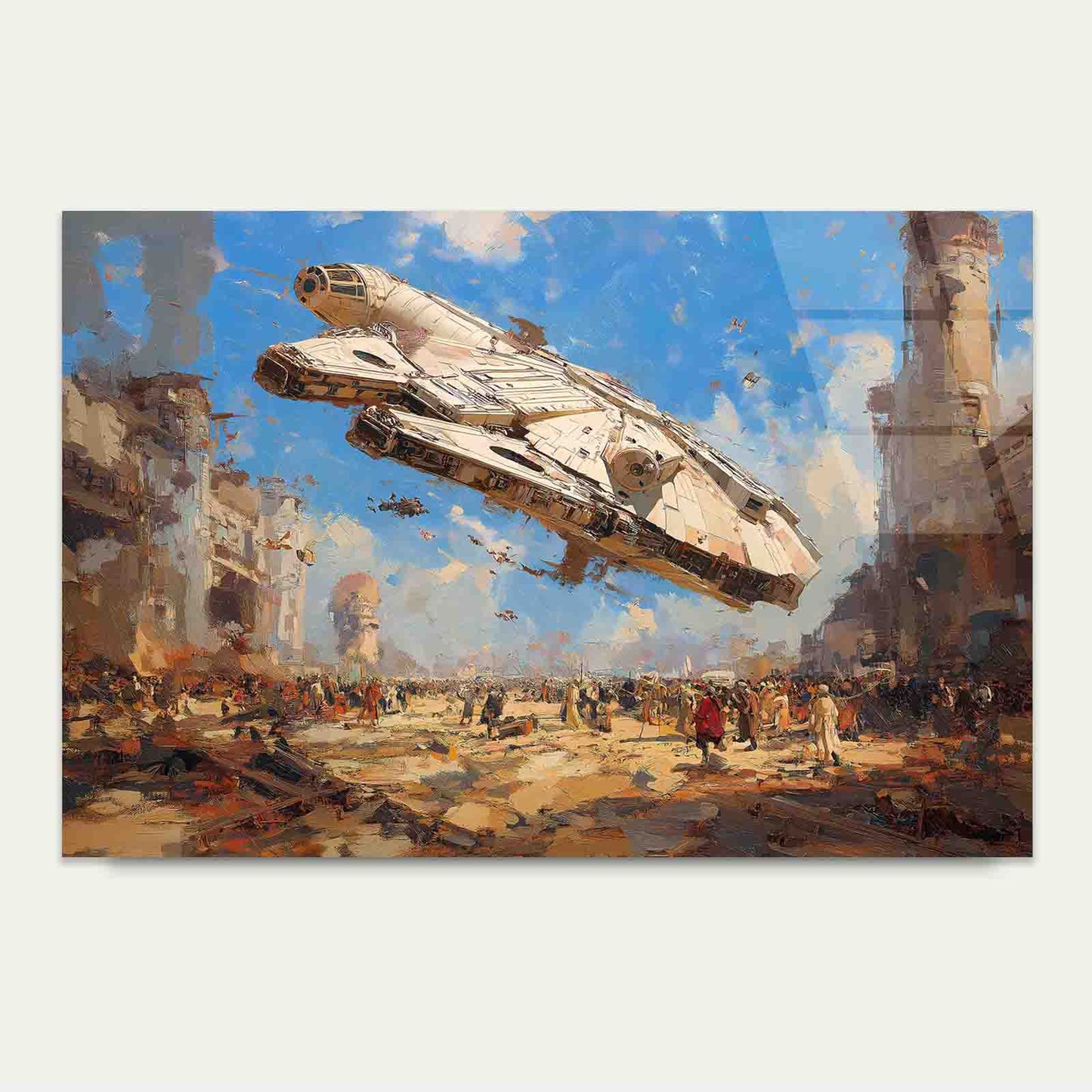 Cinematic Space Freight Tempered Glass Printing Wall Art Australian Made Quality