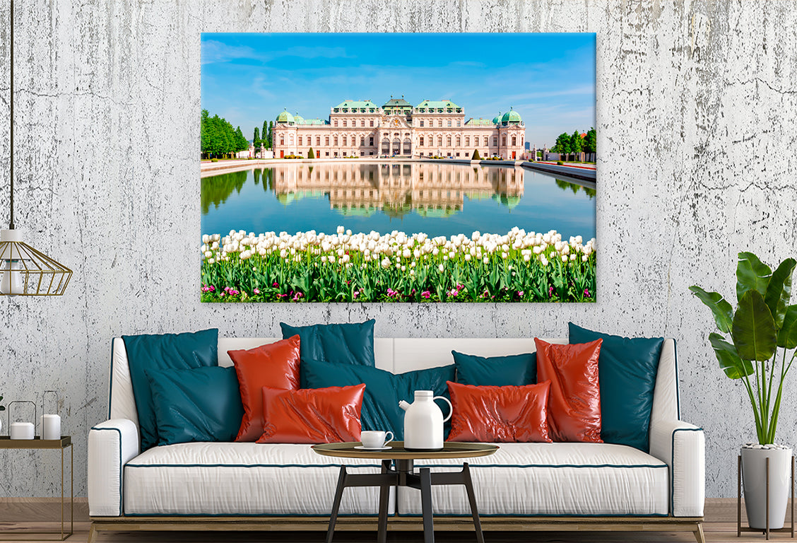 Upper Belvedere Palace in Spring Wall Art Decor 100% Australian Made - Bella Home Decor