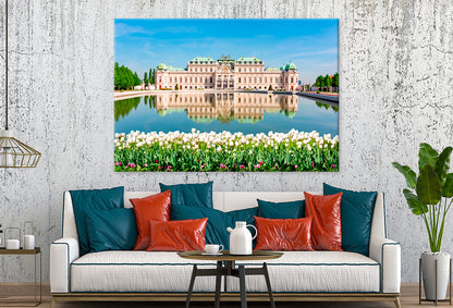 Upper Belvedere Palace in Spring Wall Art Decor 100% Australian Made - Bella Home Decor