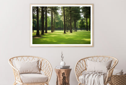 Pine Trees Line the Forest Home Decor Premium Quality Poster Print Choose Your Sizes - Bella Home Decor