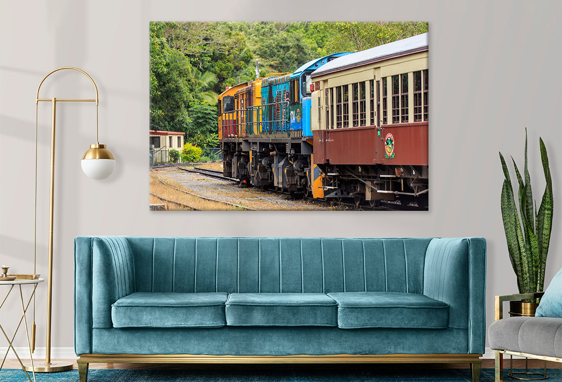 Kuranda Scenic Railway Cairns Tropical Wall Art Decor 100% Australian Made