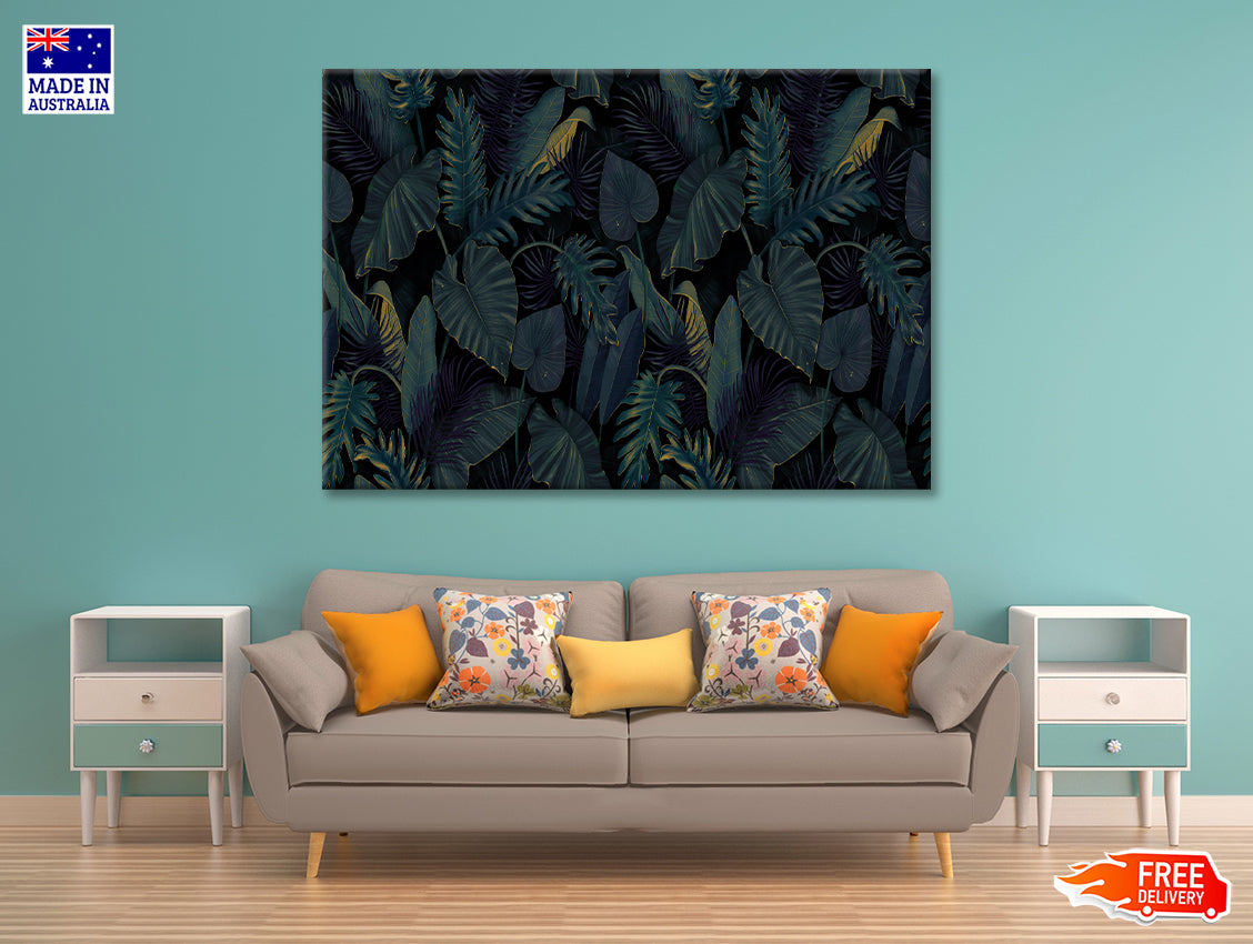 Painting of a Plant Feature Print 100% Australian Made - Bella Home Decor