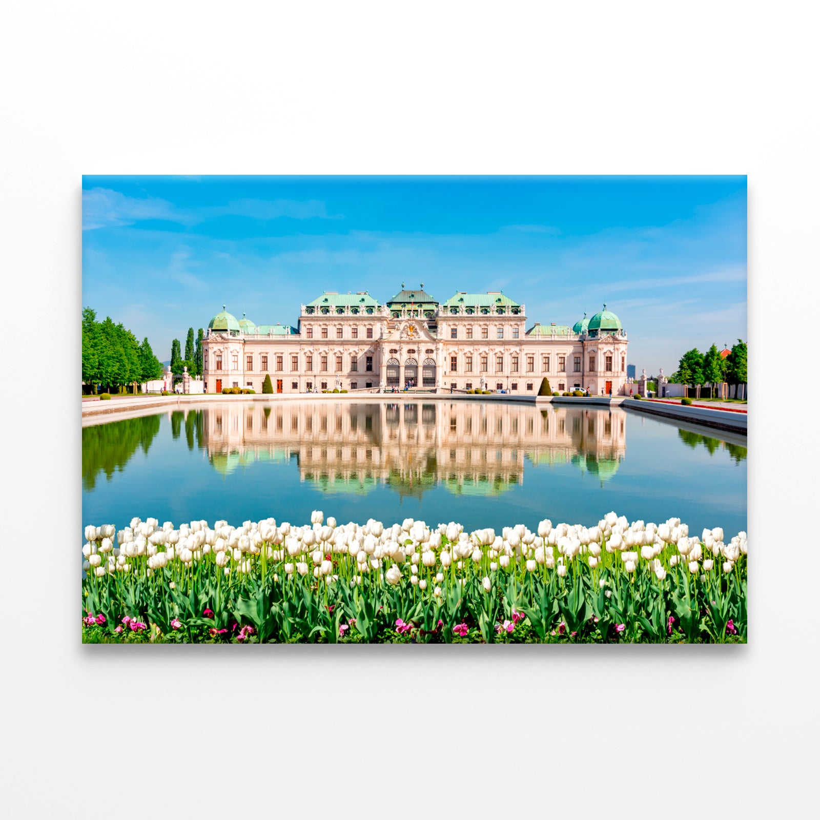 Upper Belvedere Palace in Spring Wall Art Decor 100% Australian Made - Bella Home Decor