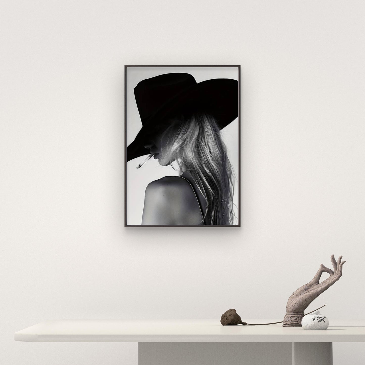 Western Cowgirl a Stylish Fashion Aesthetic Fashion Home Decor Premium Quality Poster Print Choose Your Sizes - Bella Home Decor