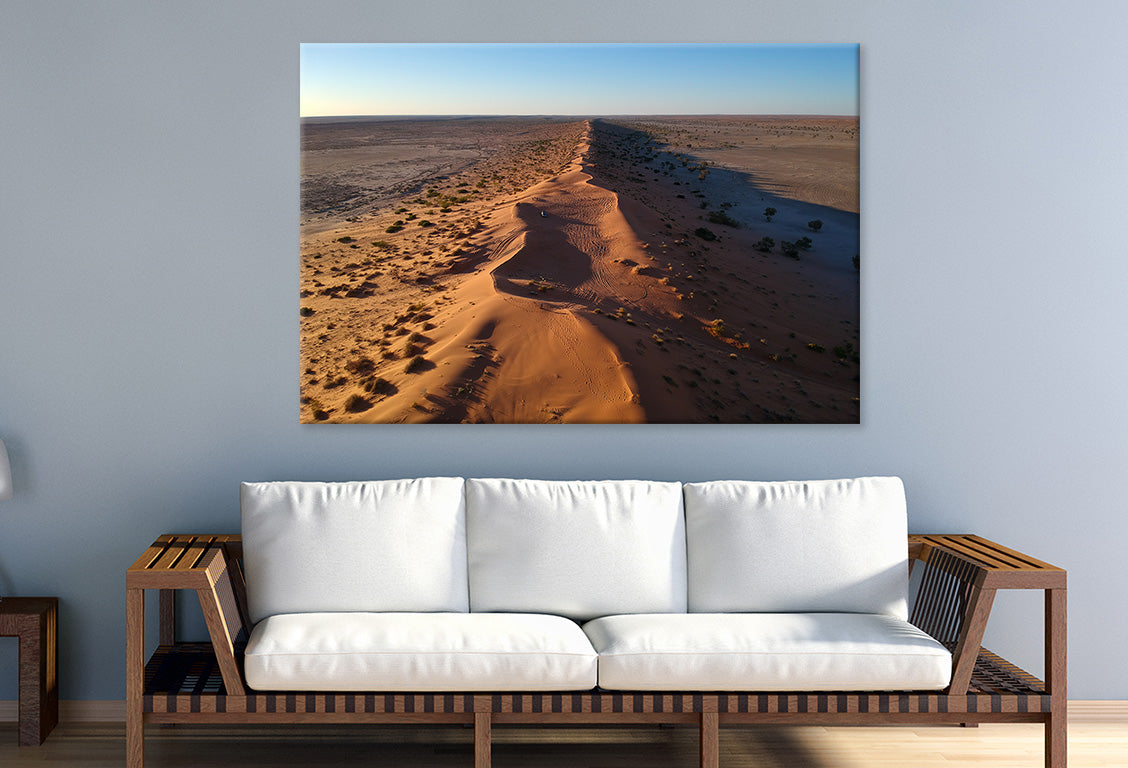 Simpson Desert Aerial View, Queensland Print 100% Australian Made