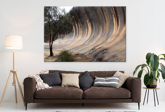 Wave Rock Western Australia Outback Wall Art Decor 100% Australian Made