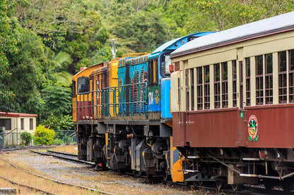 Kuranda Scenic Railway Cairns Tropical Wall Art Decor 100% Australian Made