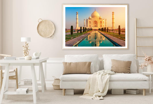 Taj Mahal Indian City of Agra Home Decor Premium Quality Poster Print Choose Your Sizes