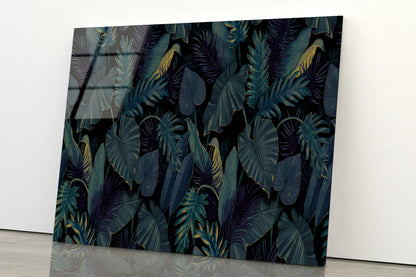 Painting of a Plant Feature Acrylic Glass Print Tempered Glass Wall Art 100% Made in Australia Ready to Hang - Bella Home Decor