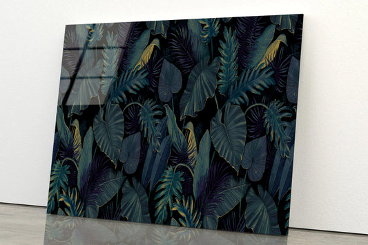 Painting of a Plant Feature Acrylic Glass Print Tempered Glass Wall Art 100% Made in Australia Ready to Hang - Bella Home Decor