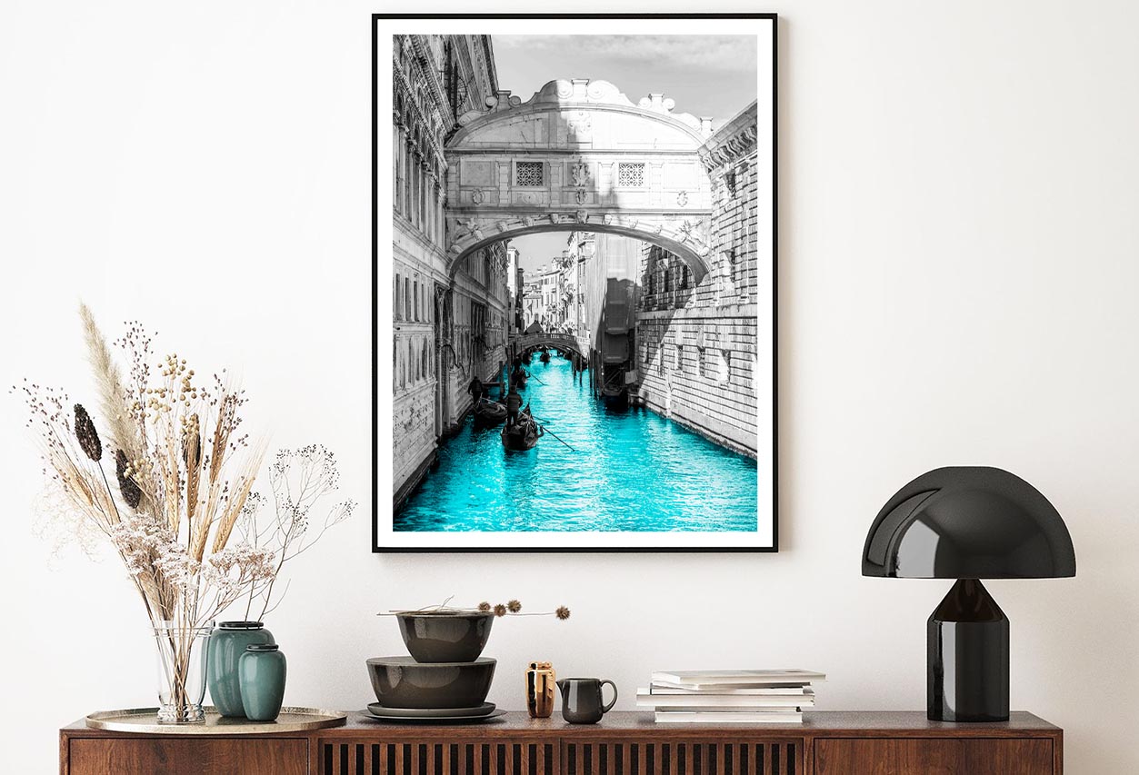 Green Lake with Boats Design Home Decor Premium Quality Poster Print Choose Your Sizes