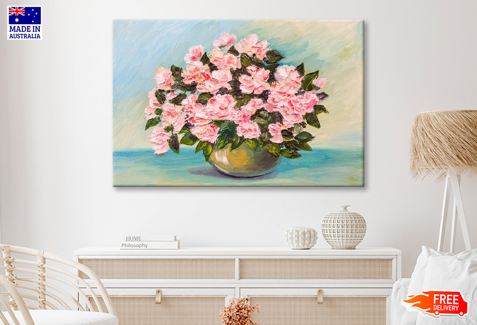 Beautiful Flower Vase Painting Limited Edition High Quality Print