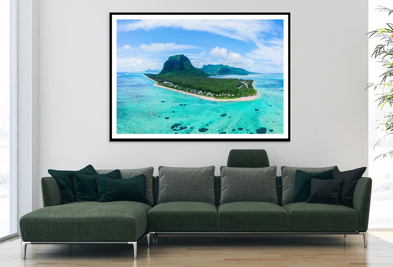 Le Morne Brabant Mountain Island Home Decor Premium Quality Poster Print Choose Your Sizes