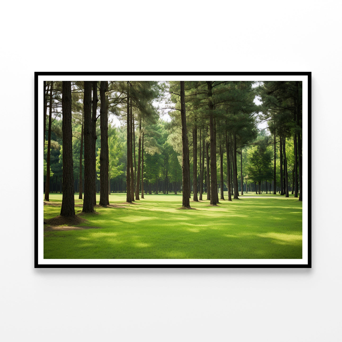 Pine Trees Line the Forest Home Decor Premium Quality Poster Print Choose Your Sizes - Bella Home Decor