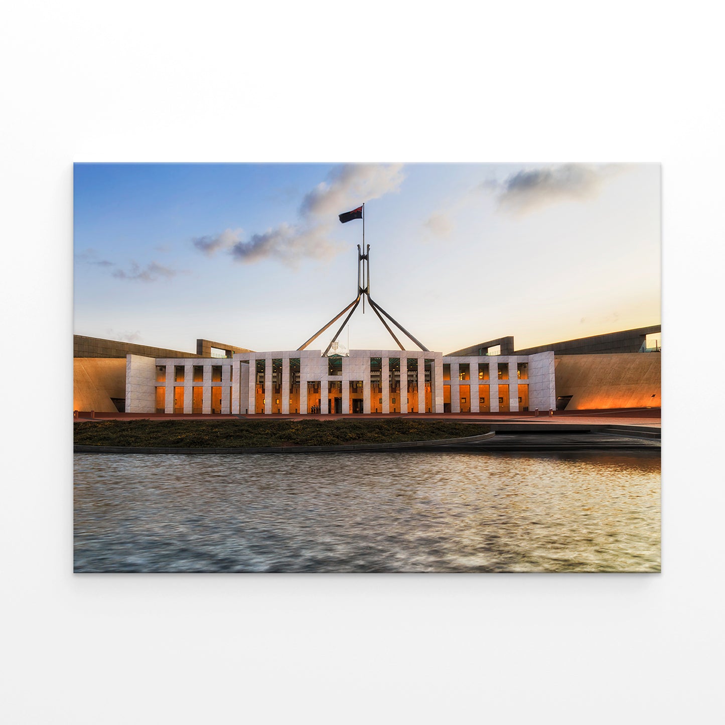 Canberra ACT Australia Parliament House Facade Wall Art Decor 100% Australian Made