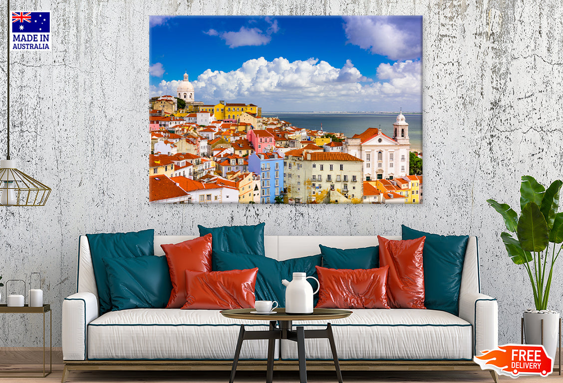 Alfama District Lisbon Portugal Print 100% Australian Made